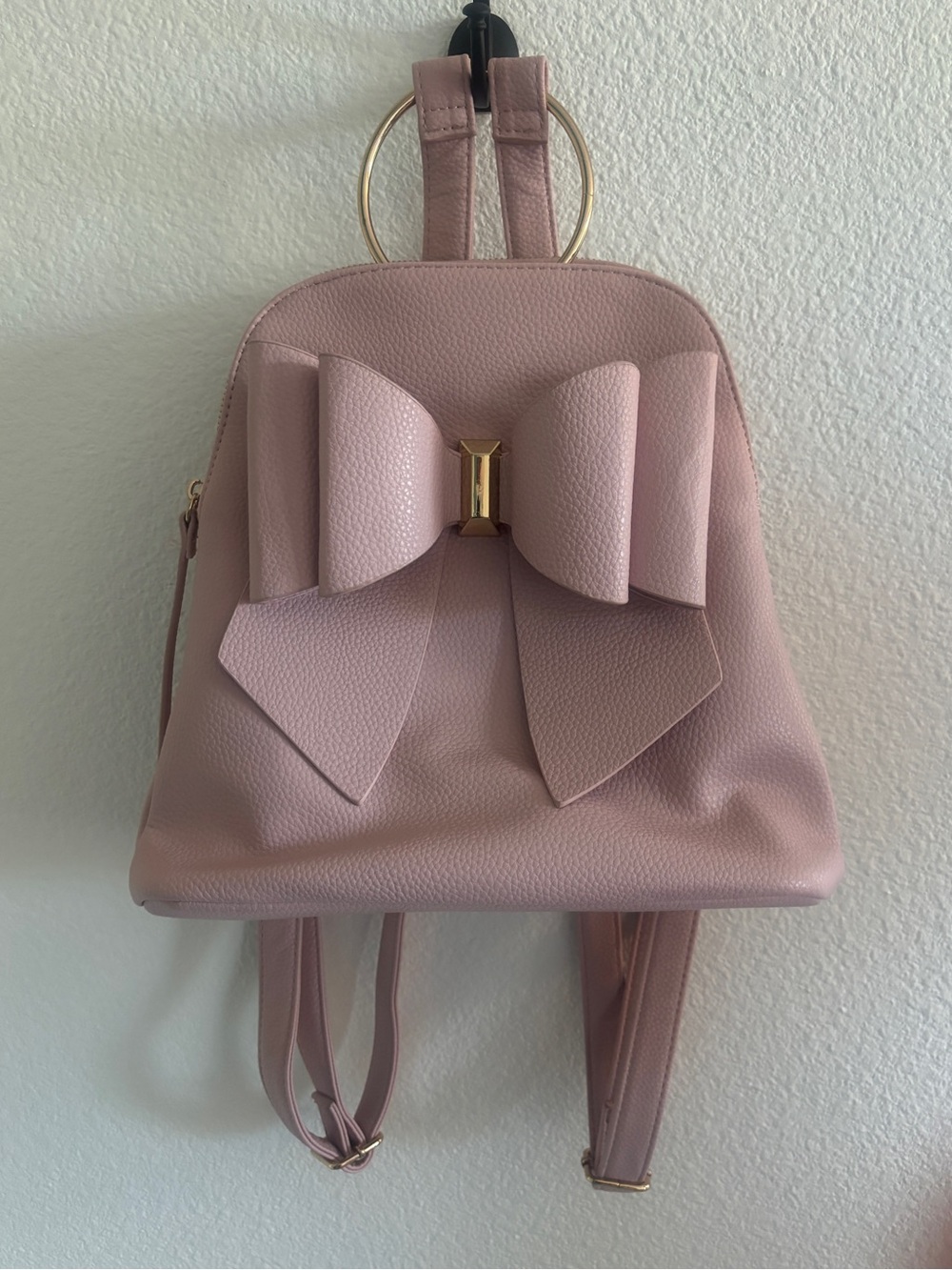 Crossi pink bow backpack